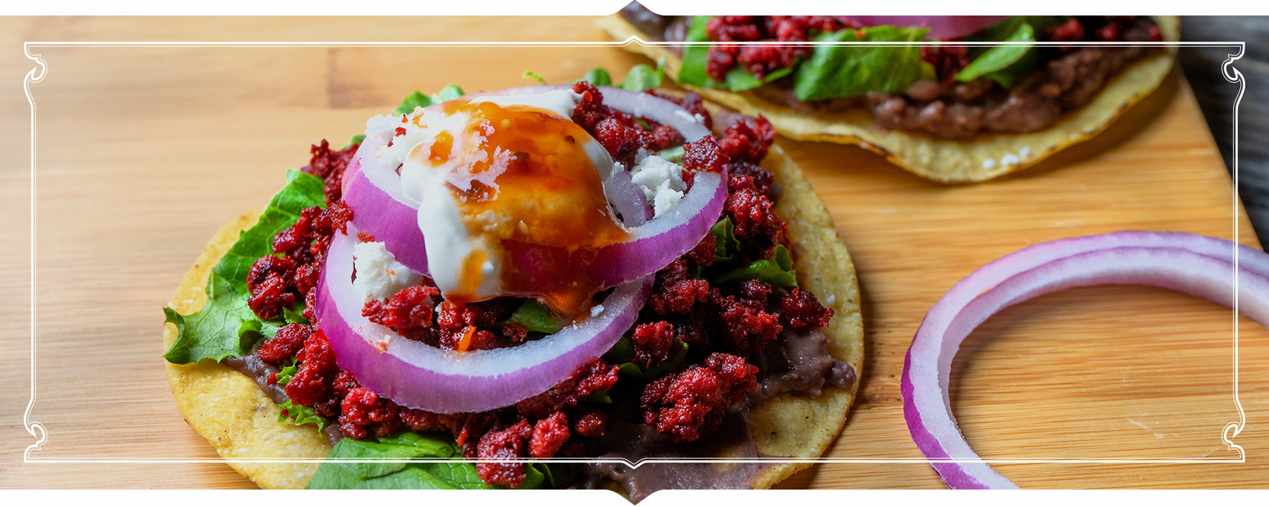 El-Popular_Authentic-Mexican-Food-Products_Snacks-Starters-Recipes_Chorizo-Refried-Beans-Tostada_Desktopp