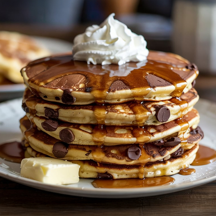 Chocolate Pancake Stack