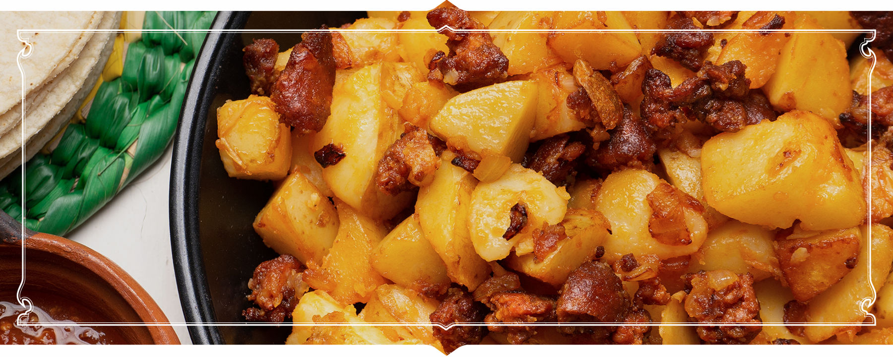 El-Popular_Authentic-Mexican-Food-Products_Snacks-Starters-Recipes_Chorizo-Con-Papas_Desktop Chorizo Con Papas